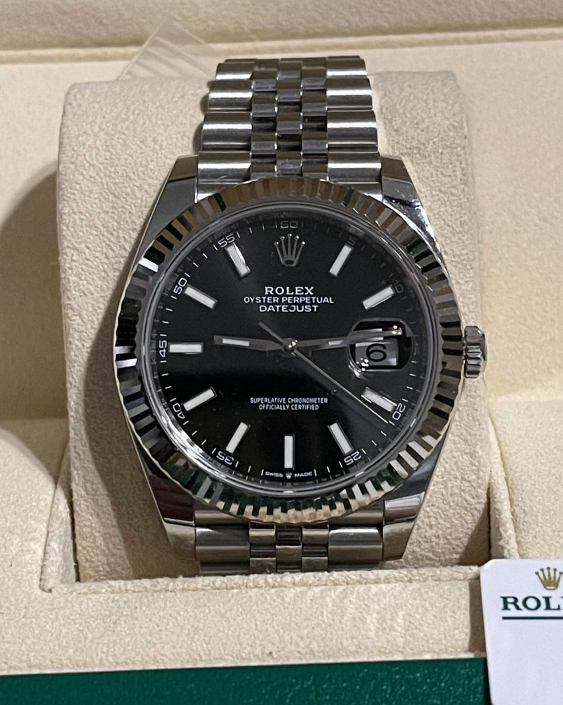 Datejust — Black Stick Dial