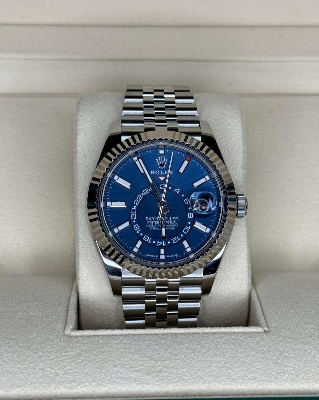 Sky-Dweller — Blue Dial