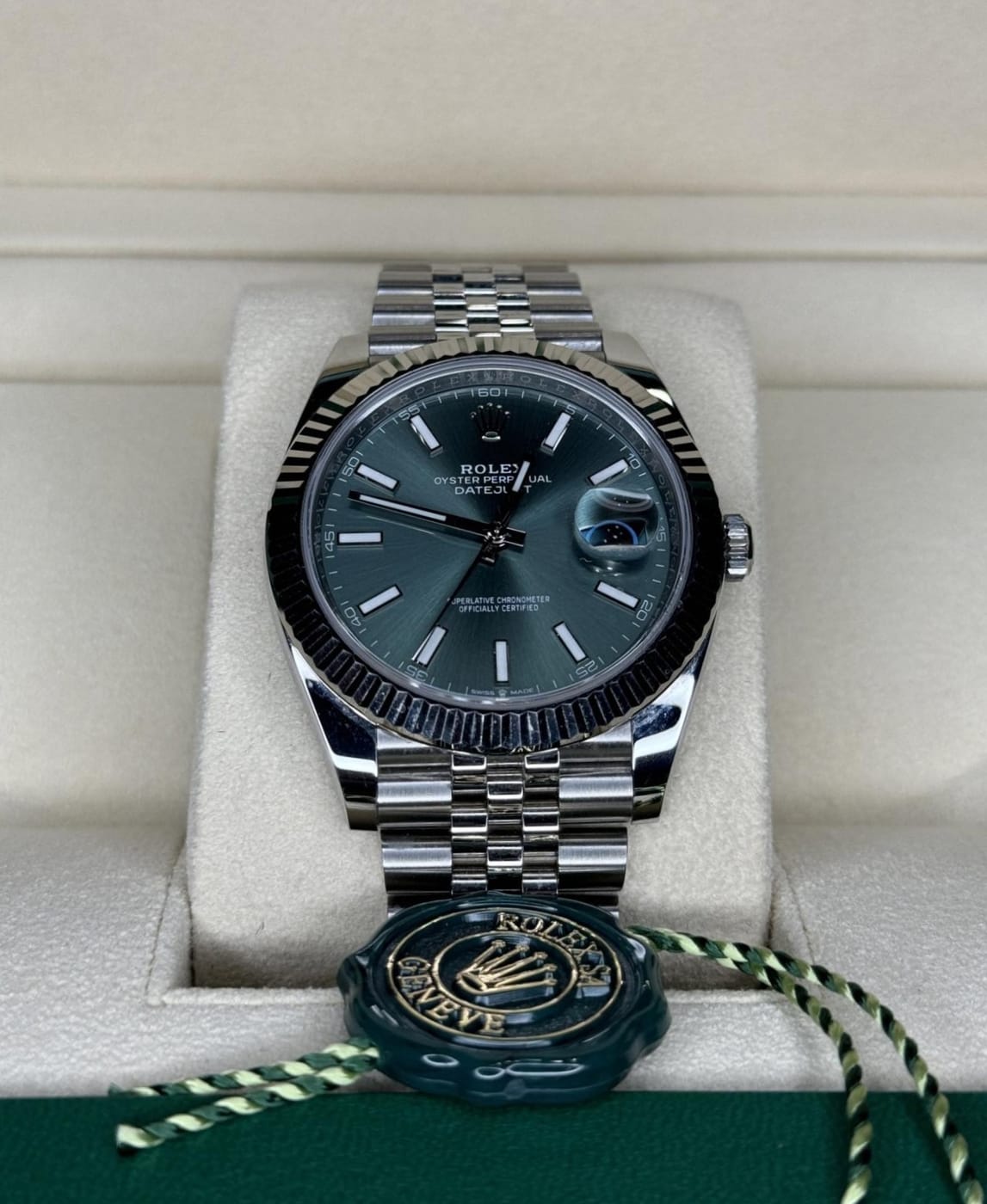 Datejust — Mint Green Dial