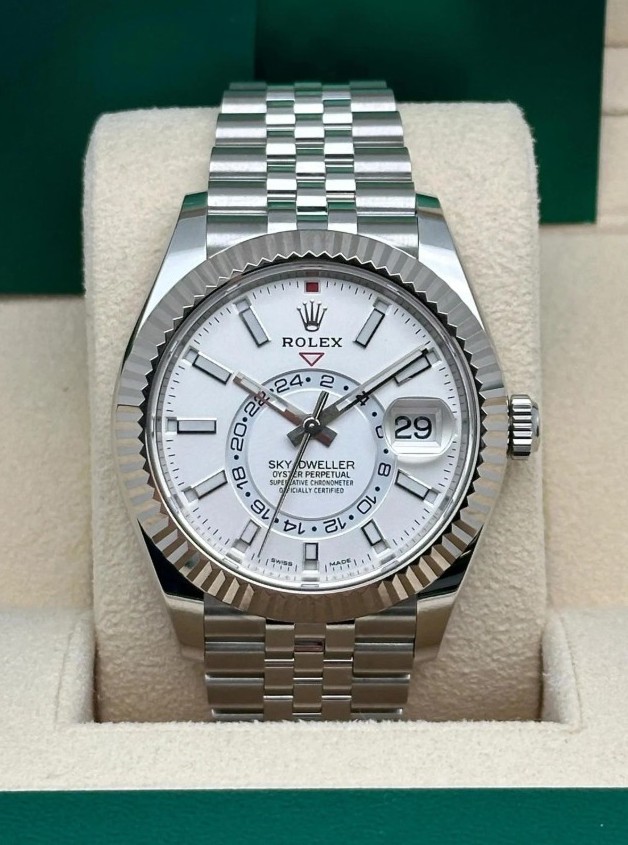 Sky-Dweller — White Dial